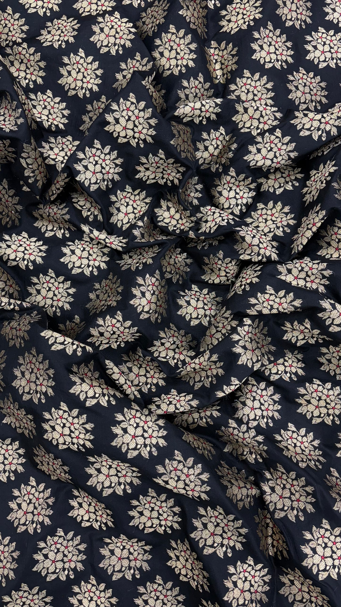 Pure Dupion Minakari Banarsi Silk