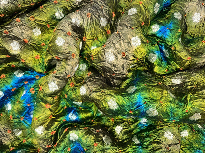 DUPION SILK TIE AND DYE