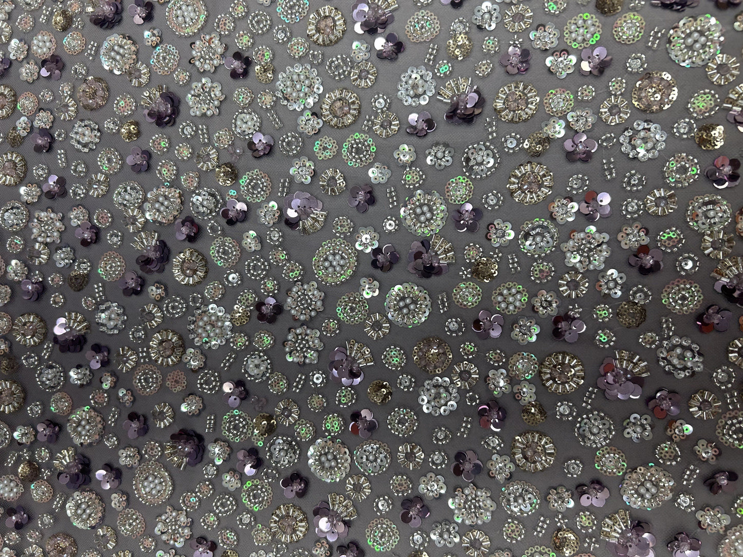 NET EMBROIDERY CRYSTAL FULL