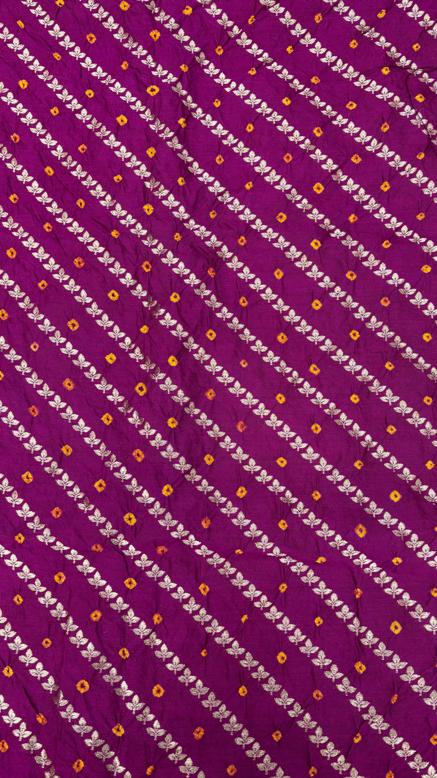 Chiniya Silk Banarasi With Bandhani