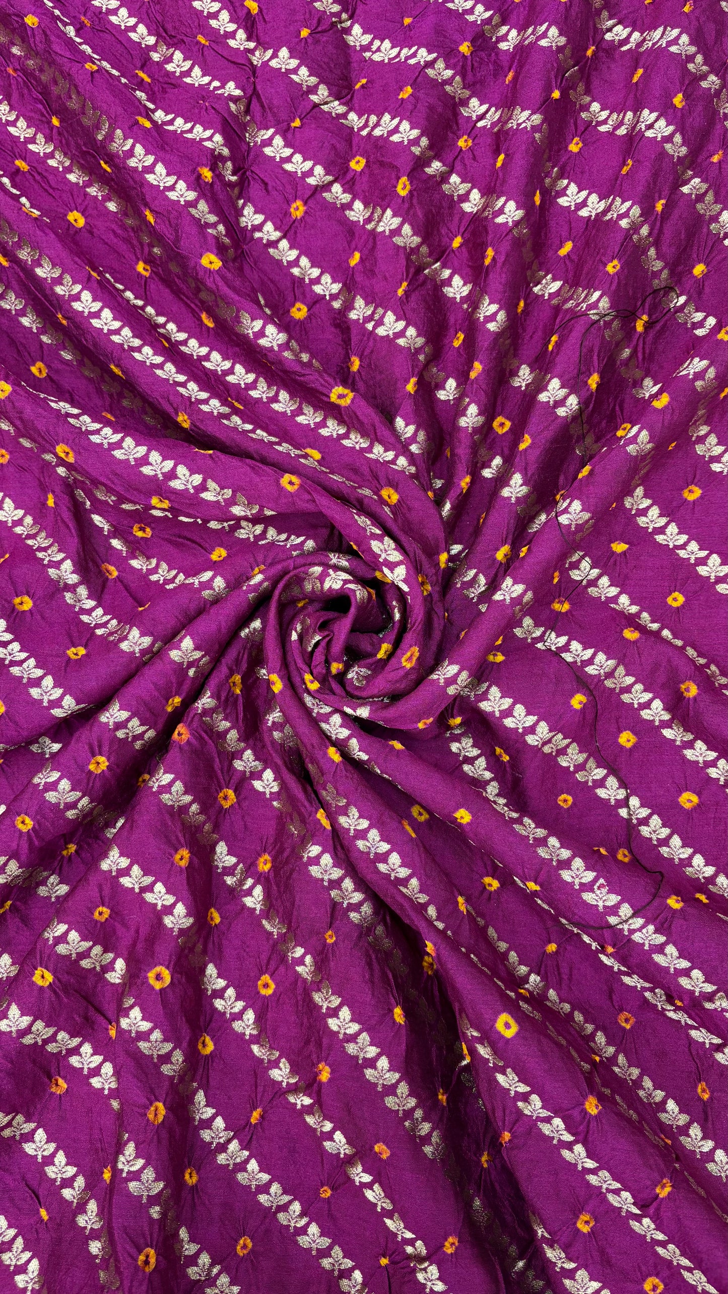 Chiniya Silk Banarasi With Bandhani